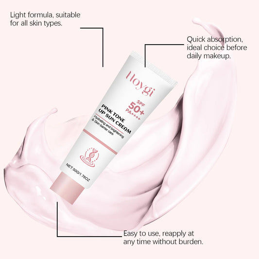 Pink Tone up Sun Cream